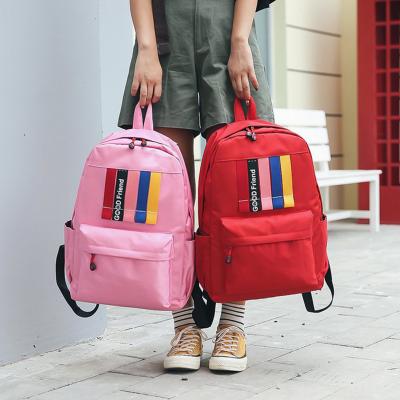 China European and American style backpack male large capacity student bag for lovers campus trip popular logo backpack for sale