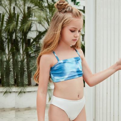 China Breathable Kids Bikini Beach Swimsuit Shorts Swimwear Kids Children Girl Set Bikini For Kids Girls for sale