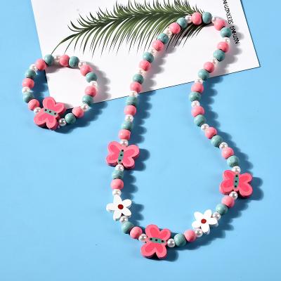 China Small pink children's jewelry baby children jewelry sets cute cartoon china factory for sale