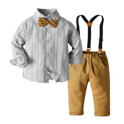 China 2021 3PCS Kids Casual Dress Set Kids Baby Boy Suits For Weddings Prom Suits Boy Formal Dress for sale