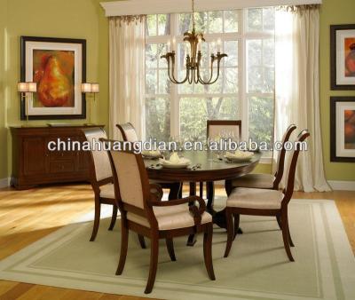 China Dining Set HDTS109 European Antique Style Dining Chairs And Tables for sale