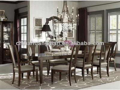 China Dining Room Set Dining Table Sets Malaysian Wooden Furniture HDTS086 for sale