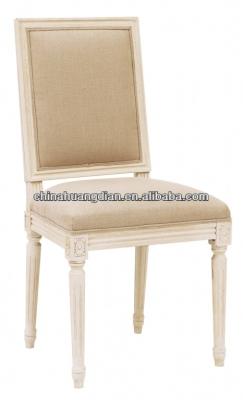 China White Wedding Solid Wood Hotel Chair HDC845 for sale