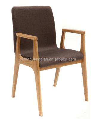 China Solid Wood Frame Solid Wood Restaurant Upholstered Chair HDAC1053 for sale