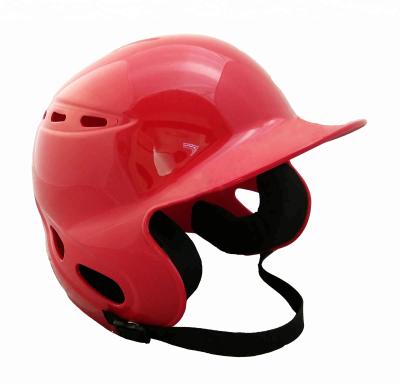 China High quality stylish ABS glossy color and water decal baseball batting helmet in China NOCSAE hard hat for sale