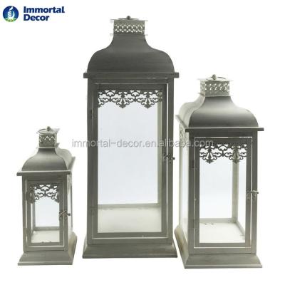 China Eurpoepan 3set home decoration metal lanter home decorative for sale