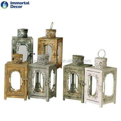 China Antique Home Decoration Metal Candle Lanerns ML1092 for sale