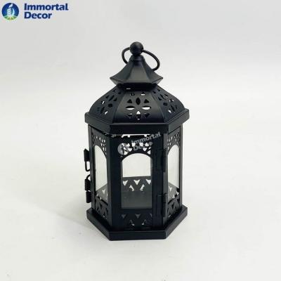 China Home decoration decorating small moroccan style lanterns with telagiht for sale