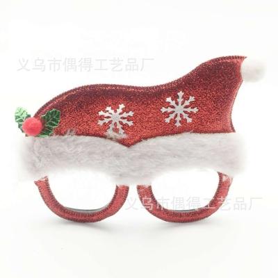 China Festival Kids Heart New Year Stock Promotional Party Fashion Eyewear Decorated Eyeglasses Christmas Decoration Glasses for sale