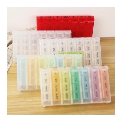 China Wholesale direct 2021 sealed removable medicine tablet box eco-friendly mini portable medicine box7 days China pill box pill organizer weekly pill organizer for sale