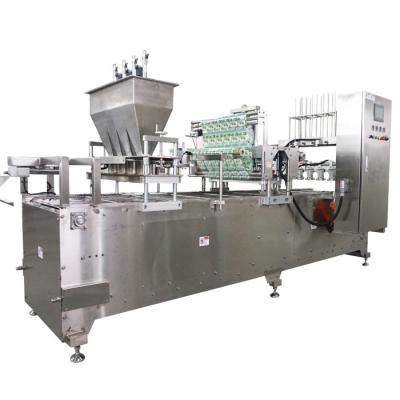 Cina 50-500 ml di Yogurt Cup Filling Sealing Machine per tazze da 50-95 mm in vendita