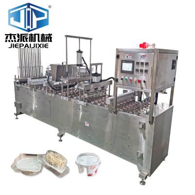 China Automatic Granule Cup Filling And Sealing Machine For Oat Nut Cup Cover for sale