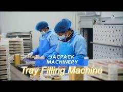 Fast Food Tray Filling Machine Sealing Equipment For 50-250Ml Volume