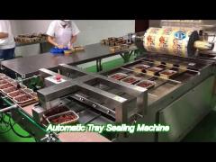 Automatic Industrial Tray Sealing Equipment Film Cutting Machine