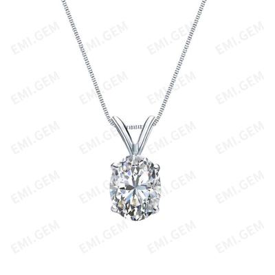 China CLASSIC 925 Sterling Silver Moissanite Necklace Pendant Necklace For Women Fashion New Accessories Te koop