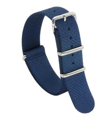 China Good Quality Fabric NATO Watch Strap Nylon Stock 18mm 20mm 22mm Stock With Stainless Steel Buckle for sale