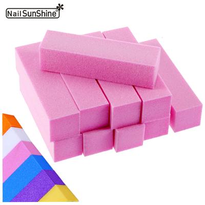 China OEM Eco-friendly Cheap Price Disposable Buffer Block 4 Sided Private Label Nail Buffer Block High Elasticity Sponge Block for sale