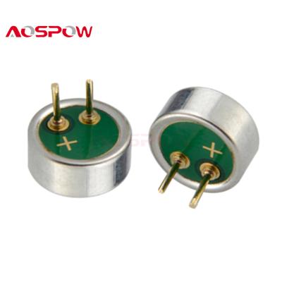 China AOSPOW 6027 Electret Capacitor Omnidirectional Waterproof Microphone Capacitor Parts For Headphone High Fidelity Driver for sale