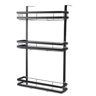 China Space Saving Multi-Layer Refrigerator Cabinet Basket Storage Rack Storage Rack Side Fridge Kitchen Hanging Storage for sale