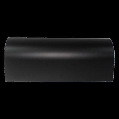 China 2020 New Product Custom Aluminum Profile Housing LED Shades Lamp Covers With Black Plastic Spray On Surface for sale