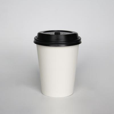 China Wholesale 12oz Beverage Paper Cup Paper Coffee Cups With Lids For Hot Drink Coffee Tea for sale