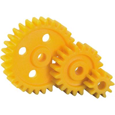 China Industrial Equipment Machining CNC Custom Plastic Pom Gear Nylon Small Gear Ring Tooth Nylon / Double Plastic Peek Gear / Pom Gear for sale