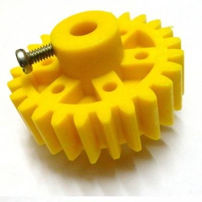 China Cheap price industrial equipment small cnc machining plastic pom gear ring gear high quality nylon nylon/double plastic peek gear/pom gear for sale