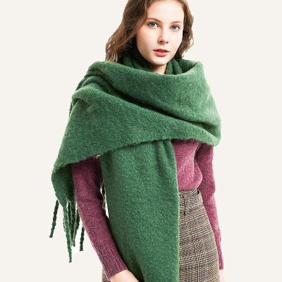 China 2022 New Design Fashion Dobby Winter Scarf Wholesale Cheap Solid Color Women's Polyester Scarf 40 Colors For Choice for sale