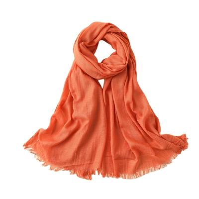 China Wear 2022 Winter Women's Pashmina Shawl Winter Cotton Scarf Decoration For Women Ethnic Scarves Shawls for sale