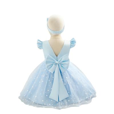 China Baby Princess Clothes Kid Party Breathable Wedding Dress Custom Kids Embroidered Flower Girls Dresses For Weeding for sale