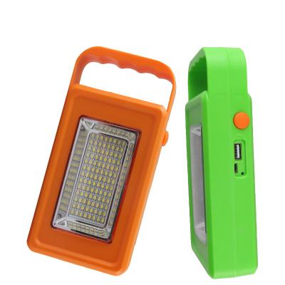 China Warehouse Factory Price Portable USB Solar Power Bank Led Light Indoor Camping Solar Home Lighting Growing Rechargeable Solar Led Light for sale