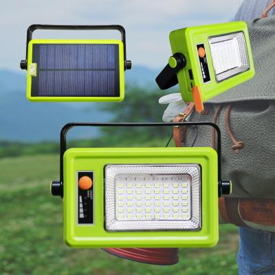 China Rising Emergency Light Power Bank Charge ac/dc Power System Rechargeable Portable Solar Camping Lights for sale