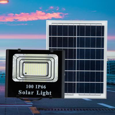 China ROAD 40w outdoor waterproof portable 100w 200w 300w solar led flood light power solar panel led flood light IP66 solar for sale