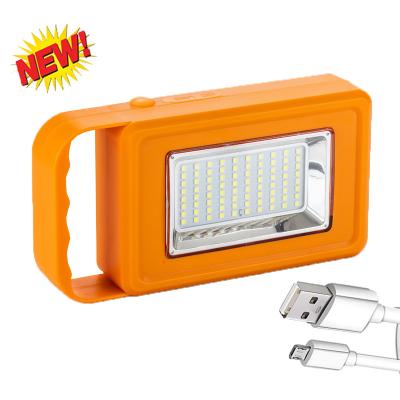 China Hot Selling Outdoor Camping USB Power Bank Camping Traveling Fishing Safety Led Solar Torch Instant Light Rechargeable Spotlight for sale