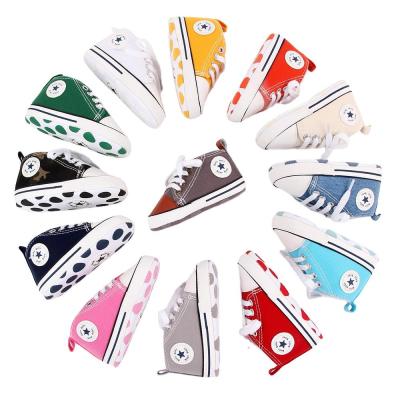 China Deodorization Manufacturers Toddler Infant Baby Beginner Walking Shoes Soft Bottom Canvas Non-Slip Walking Shoes for sale