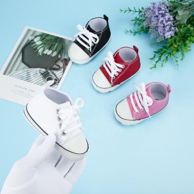 China High Quality Baby Deodorization Shoes Baby Boy Girl Canvas Born Baby Sports Shoes for sale