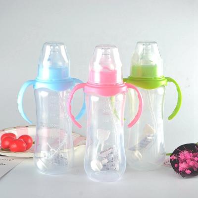 China Bulk Food Grade Free Standard Silicone Baby Bottle Caliper BPA Maker PP Temperature Resistant Baby Bottles for sale