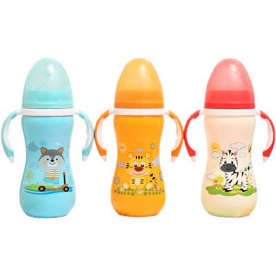 China Food Grade Eco-Friendly Free BPA Free Babies Milk Bottle BPA Free Silicone Nipple Infant PP Feeding Bottles for sale