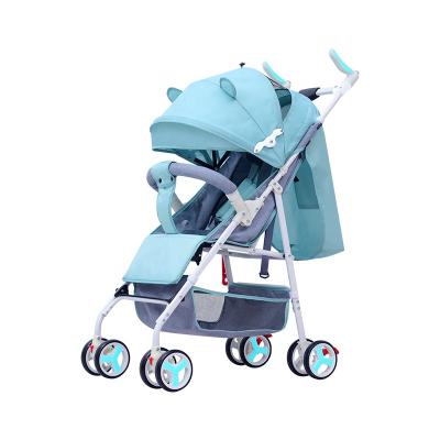 China Steel pipe manufacturers lead sales of lightweight and small carry multifunctional folding baby stroller 3 in 1 for sale