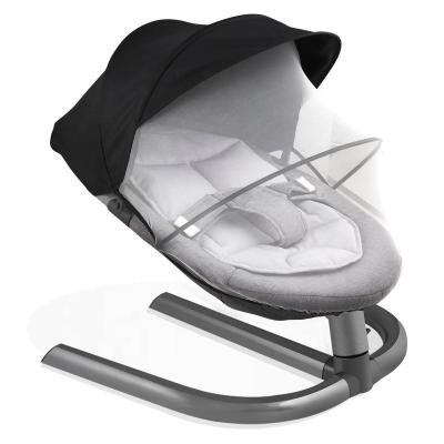 China Modern Adjustable Aluminum Material Open / Stops For 4 Season Baby Rocking Chair For Baby for sale