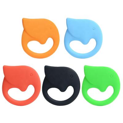 China Latest Silicone Manufacturers Soft Non-Toxic BPA Free Elephant Silicone Baby Teethers Chew Animal Toys for sale