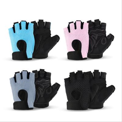 China Wholesale Custom Gym Exercise Workout Fitness Fashion Logo Weightlifting Anti-Slip Gloves for Men and Women for sale