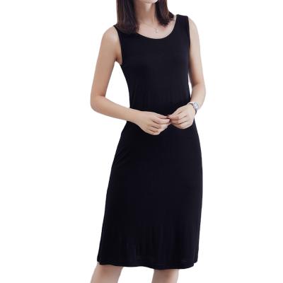 China Women Modal Sleeveless Summer Casual Dress for sale