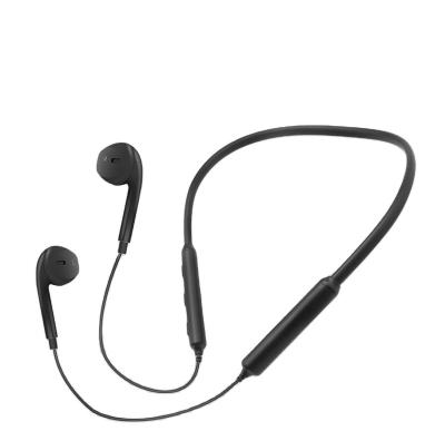 China Neckband Black Microphone Noise Canceling Mobile Phone Travel Sports Neckband Wireless Earphone for sale