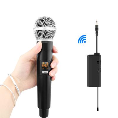 China Sound Card Podcasting Channels UHF 4 Lapel Microphone Wireless Microphone Professional Original Item Style Black Sound Color Feature Karaoke GUA Type for sale