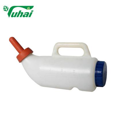 China PE Animal Feeding Bottle With Teats 44 × 14 × 19cm Dimension Non Toxic for sale