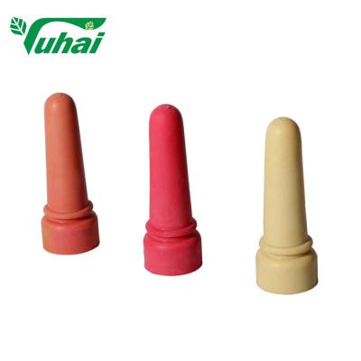 China 8g Weight Feeding Calf Teats , High Temperature Resistant Calf Bottle Nipples for sale