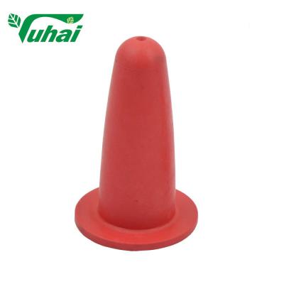 Chine Couleur rouge d'agneau des trayons 32.8g de poids de la forme ronde 3mm de dimension flexible de trou à vendre