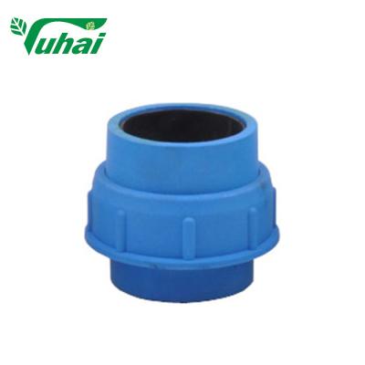 China Blue Plastic Pipe Unions 62mm Caliber 256g Light Weight High Durability for sale