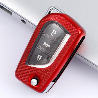 China Normcore Key Chain/Minimalist Remote Car Key Shell Silicone Car Key Case Car Key Case Cover For Toyota Car Key Case for sale